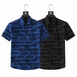 Picture of Armani Shirt Short _SKUArmaniM-3XL26nn0222061